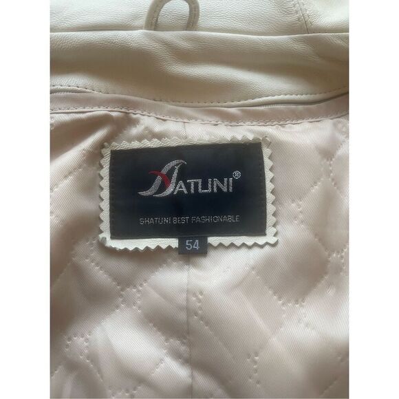 Leather Jacket with Fox Fur - Picture 6 of 10